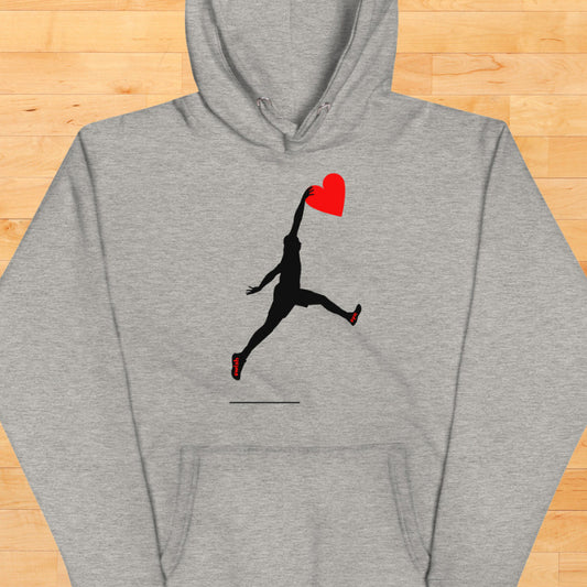 HEART DUNKER HOODIE - MIDNIGHT